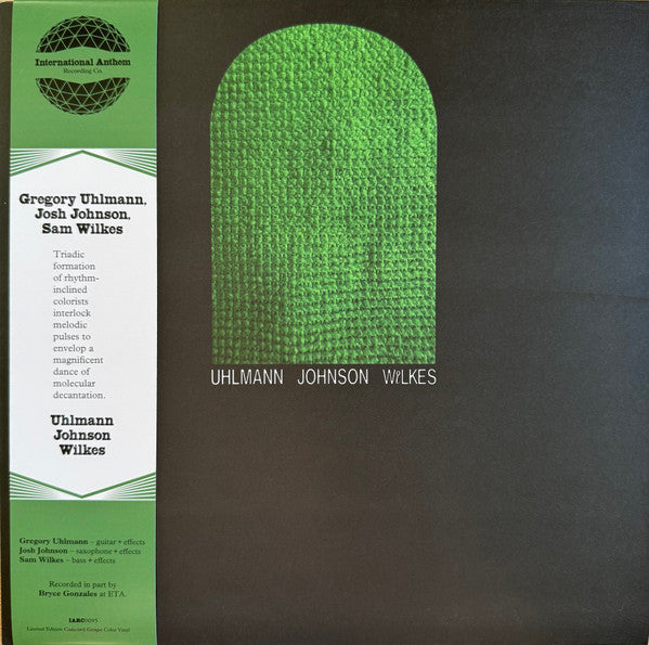 UHLMANN GREGORY; JOHNSON JOSH; WILKES SAM - UHLMANN JOHNSON WILKES (CONCORD GRAPE VINYL)