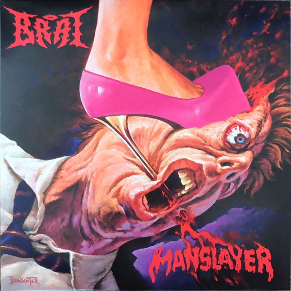 BRAT - MANSLAYER (BLACK SPLATTER VINYL)
