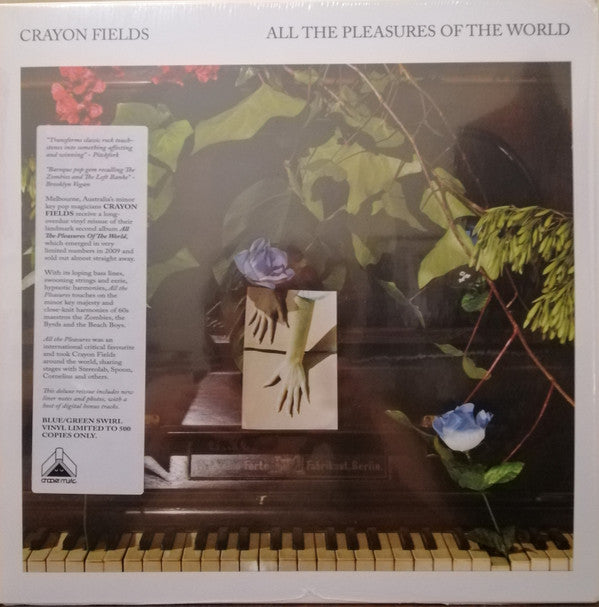 CRAYON FIELDS - ALL THE PLEASURES OF THE WORLD (DELUXE EDITION) (BLUE & GREEN GALAXY SWIRL VINYL)