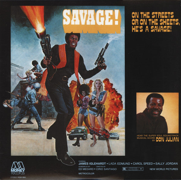 JULIAN,DON - SAVAGE! SUPER SOUL OST (BLOOD ORANGE VINYL)