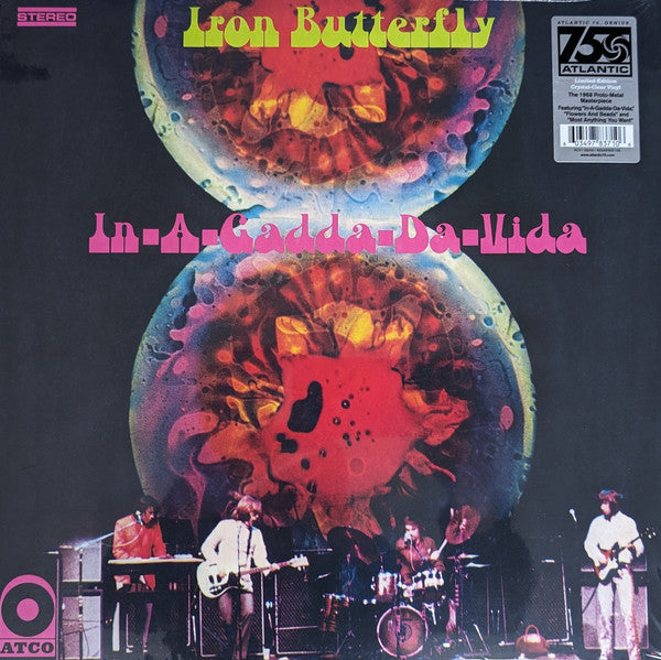 IRON BUTTERFLY - IN-A-GADDA-DA-VIDA (CRYSTAL CLEAR DIAMOND VINYL) (ROCKTOBER) (ATL75)