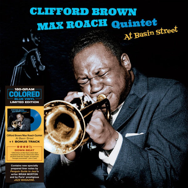 BROWN,CLIFFORD; MAX ROACH QUINTET - AT BASIN STREET (BLUE VINYL)