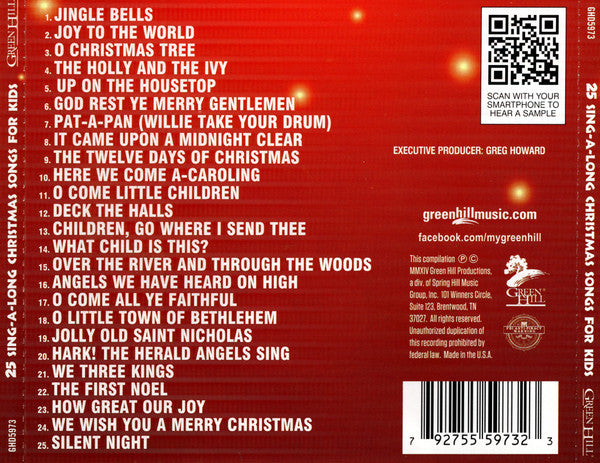 SONGTIME KIDS - 25 SING A LONG CHRISTMAS SONGS FOR KIDS