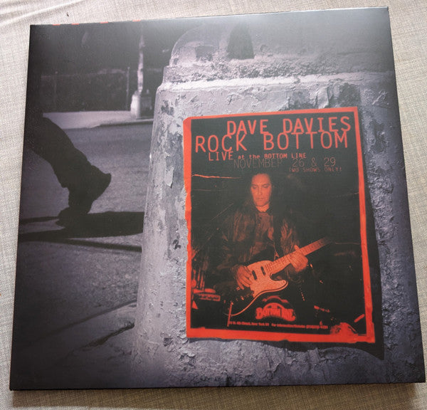 DAVIES,DAVE - ROCK BOTTOM: LIVE AT THE BOTTOM LINE (20TH ANNIVERSARY/LIMITED NUMBERED) (CRYSTAL BLUE VINYL)