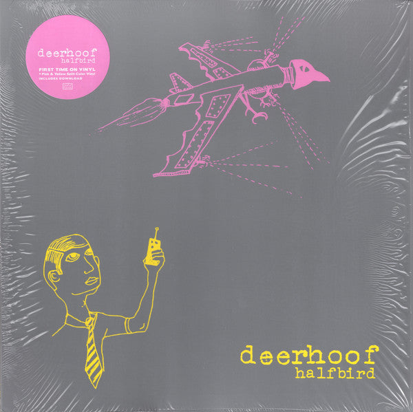 DEERHOOF - HALFBIRD (PINK & YELLOW SPLIT VINYL)