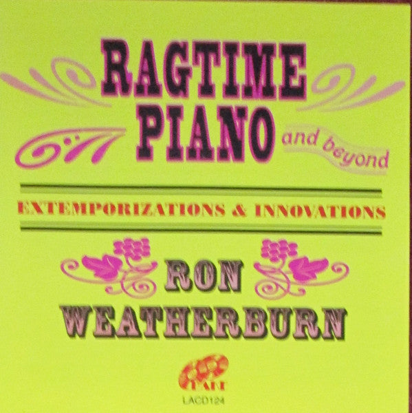 WEATHERBURN RON - RAGTIME PIANO
