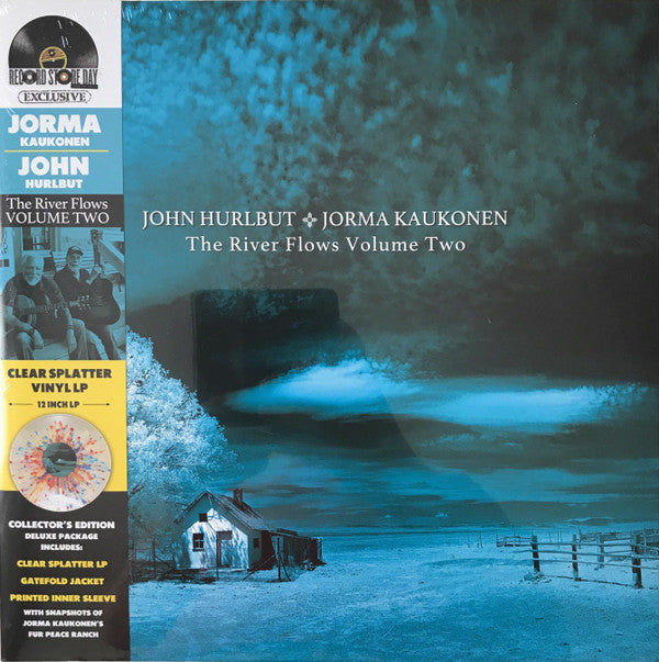 KAUKONEN,JORMA & JOHN HURLBUT - RIVER FLOWS: VOLUME 2 (DELUXE/CLEAR SPLATTER TRANSULCENT VINYL) (RSD)