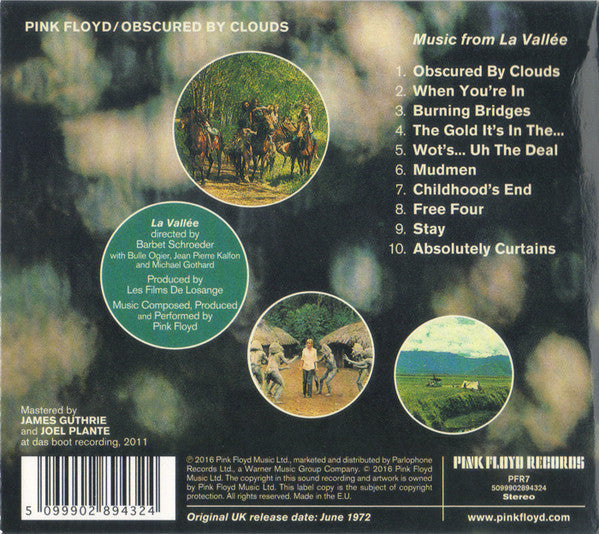 Pink Floyd - Obscured By Clouds CD