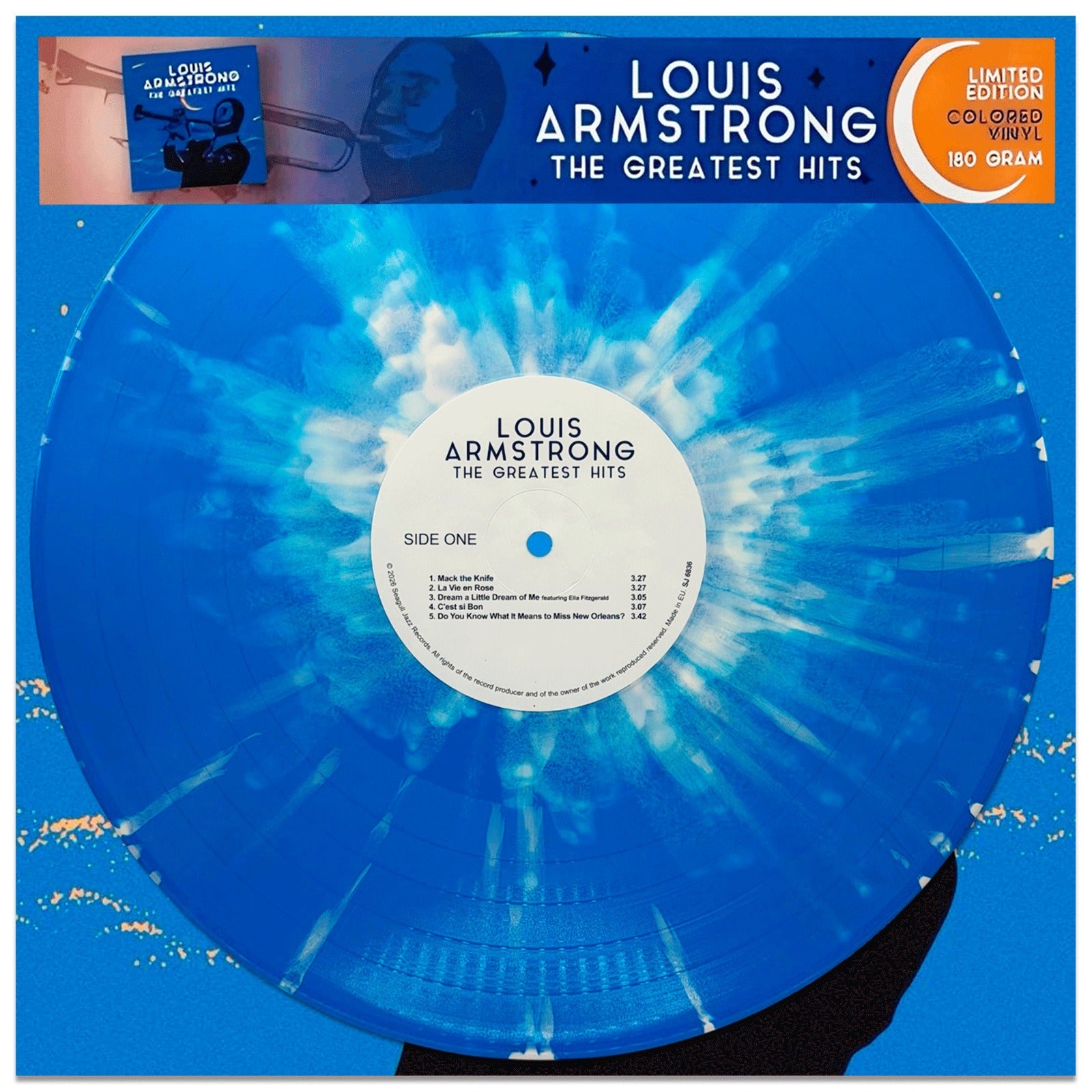 Louis Armstrong – The Greatest Hits [Limited Color Edition – Blue Vinyl] [LP]