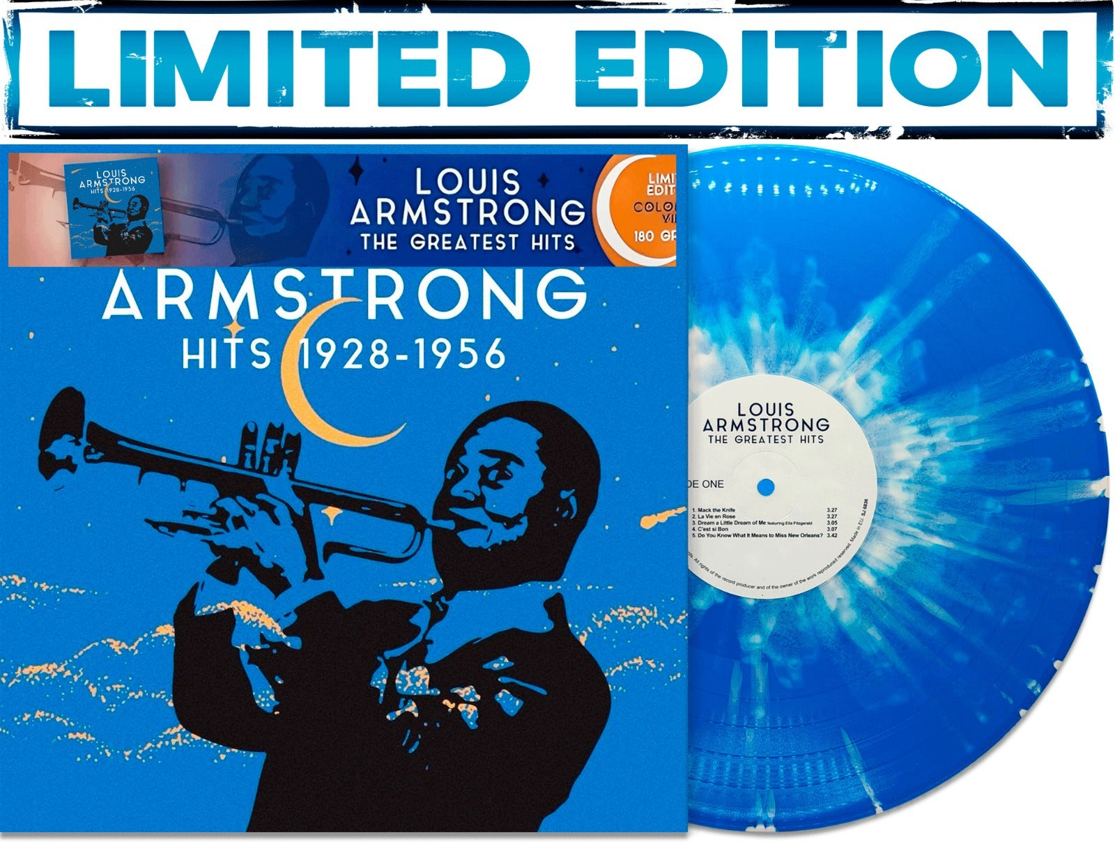 Louis Armstrong – The Greatest Hits [Limited Color Edition – Blue Vinyl] [LP]