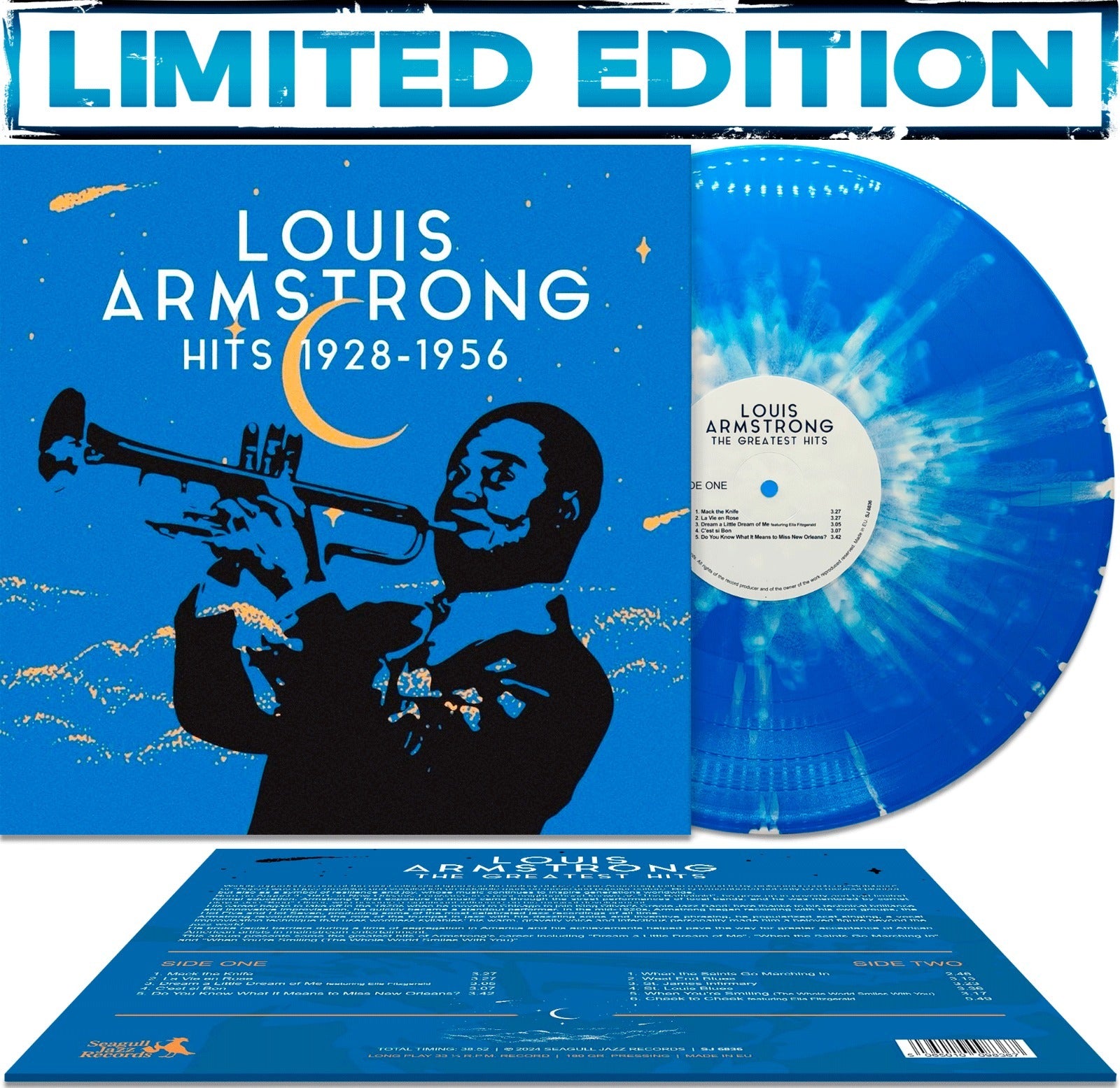 Louis Armstrong – The Greatest Hits [Limited Color Edition – Blue Vinyl] [LP]