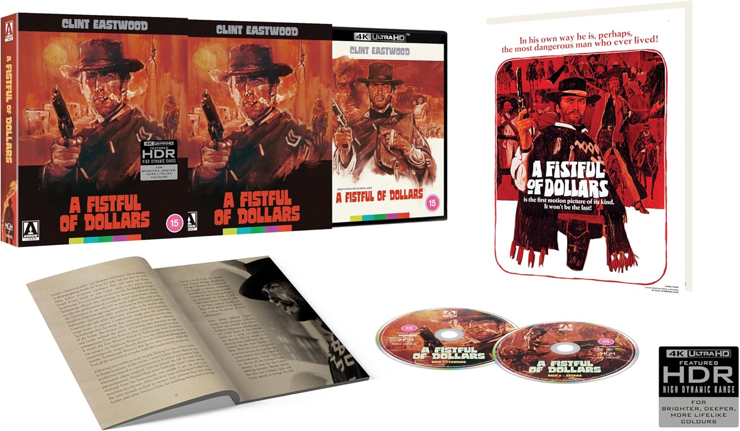 A Fistful of Dollars Limited Edition (4K Ultra HD) Region Free product cover