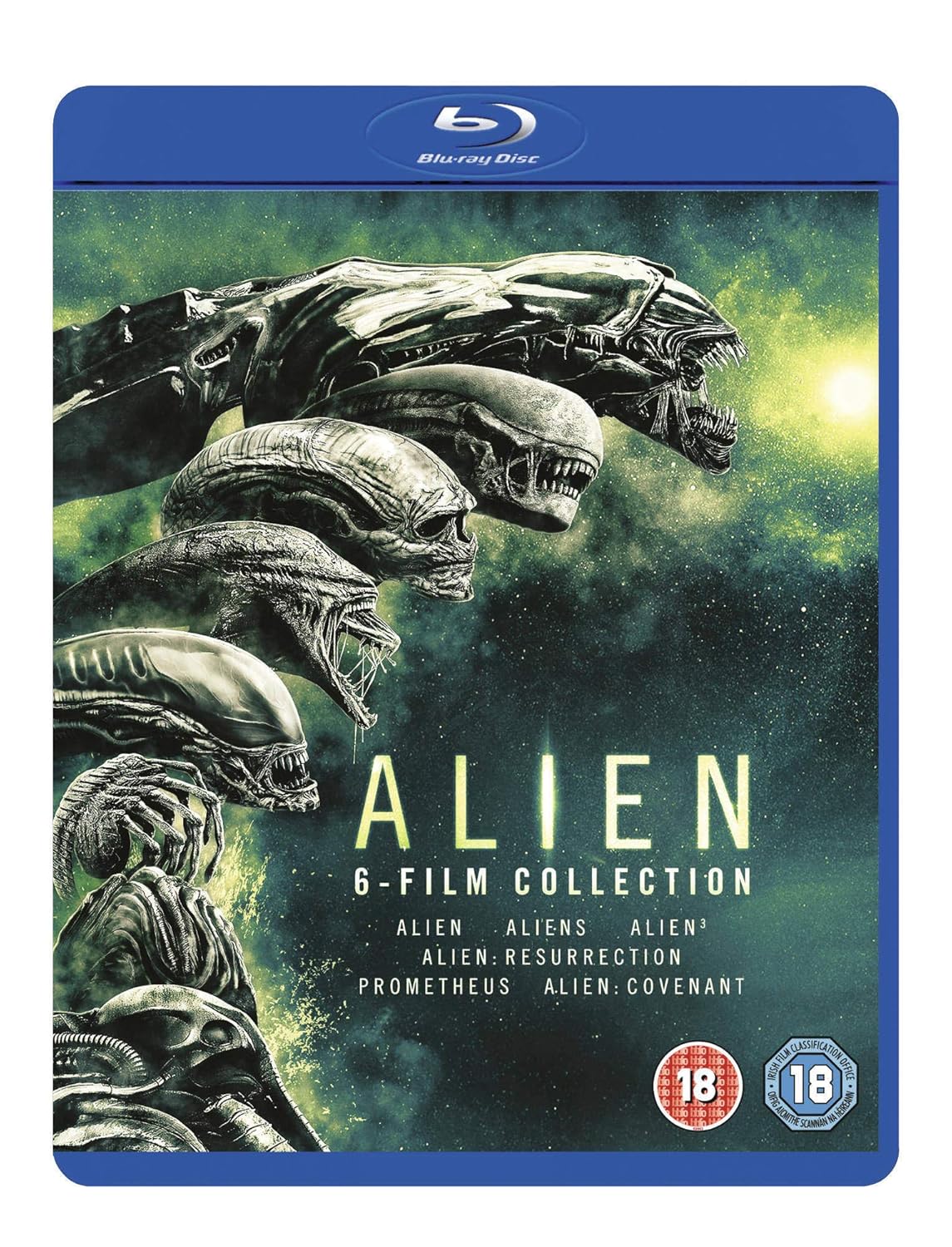 ALIENS 6 Movie Collection Blu Ray BOX SET (6 TITLES) product cover