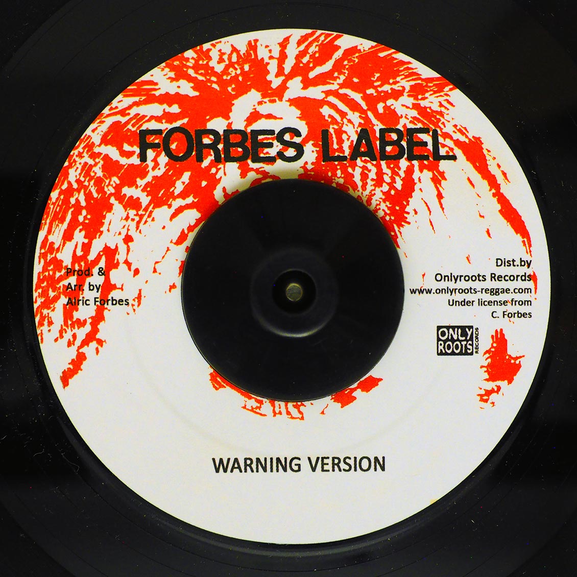 Alric Forbes - Warn The Nation / Warn Dub product image 2