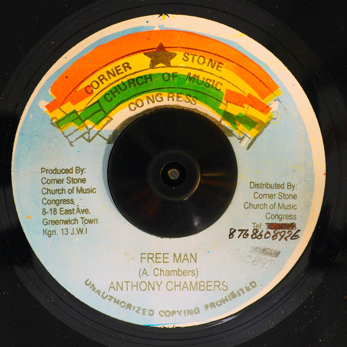 Anthony Chambers - Free Man / Version (rhythm: "Peace Man") product cover