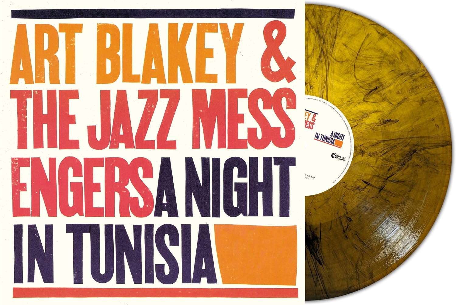Art Blakey & The Jazz Messengers – A Night In Tunesia (Orange Marble Vinly) product cover