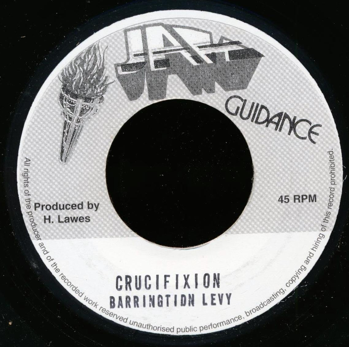 Barrington Levy - Crucifixion / Version (rhythm: "Barrington Levy - River Jordan") product cover