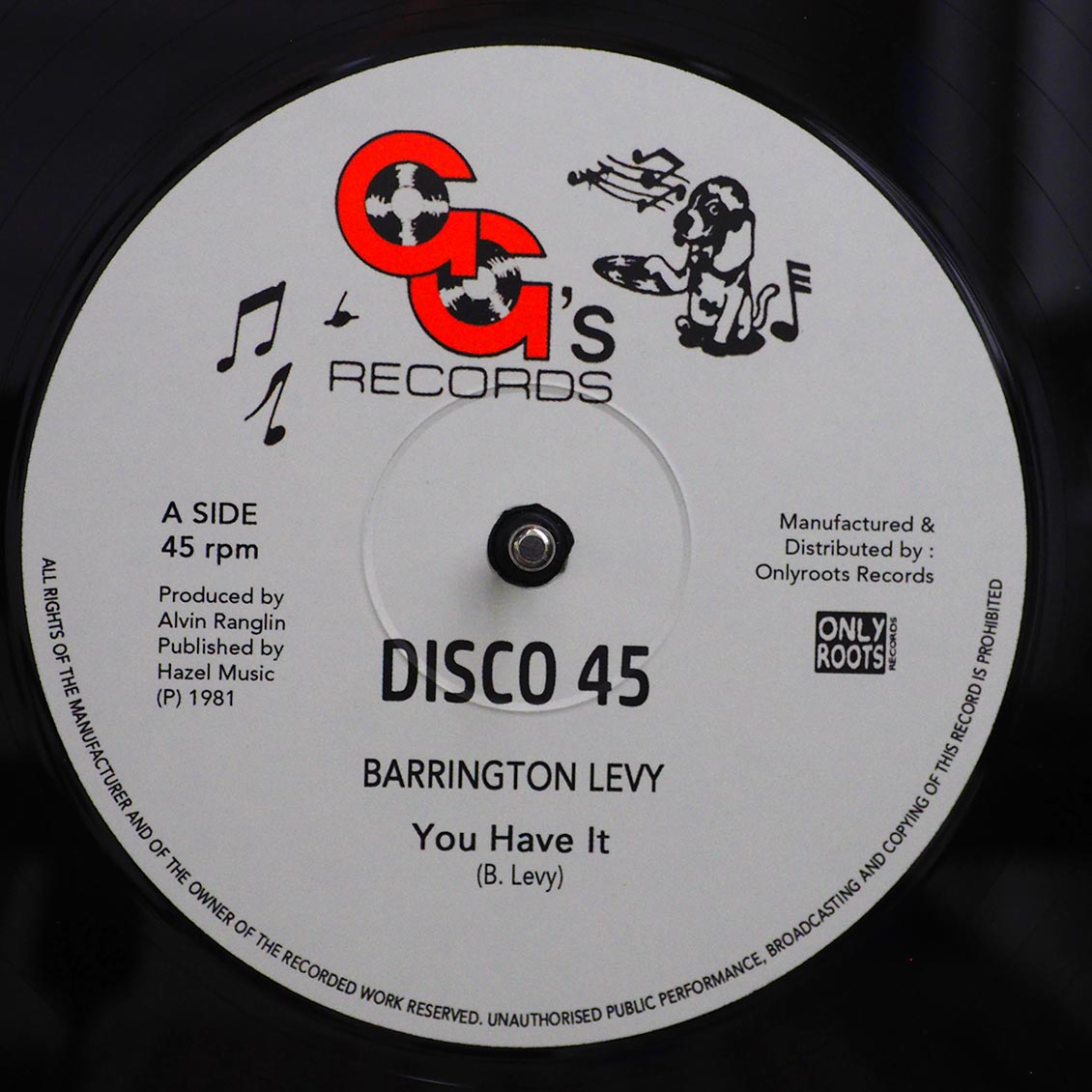 Barrington Levy - You Have It / GG's All Stars - You Have A Dub product cover