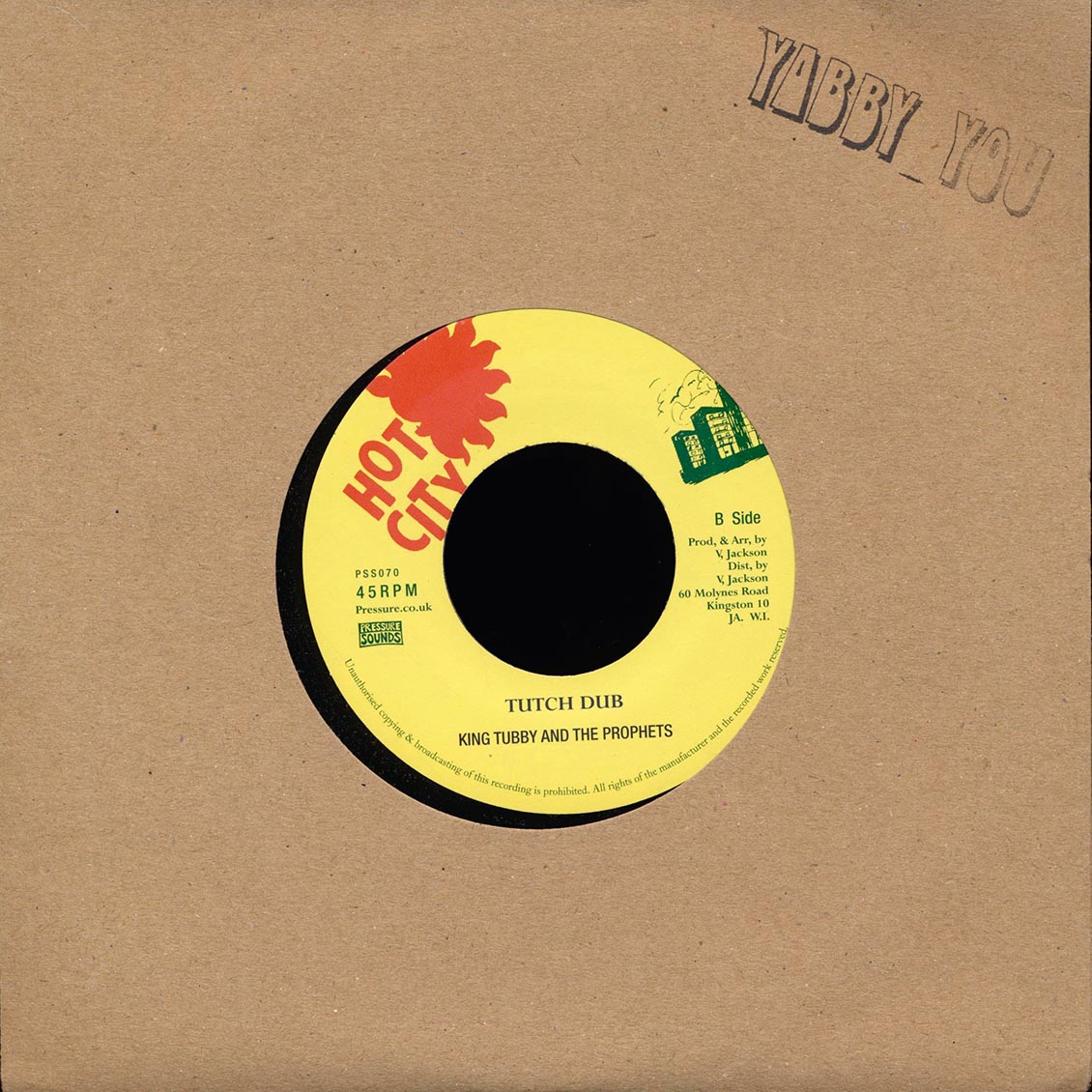 Barrington Spence - Don't Tutch I Dread / King Tubby & The Prophets - Tutch Dub product image 2