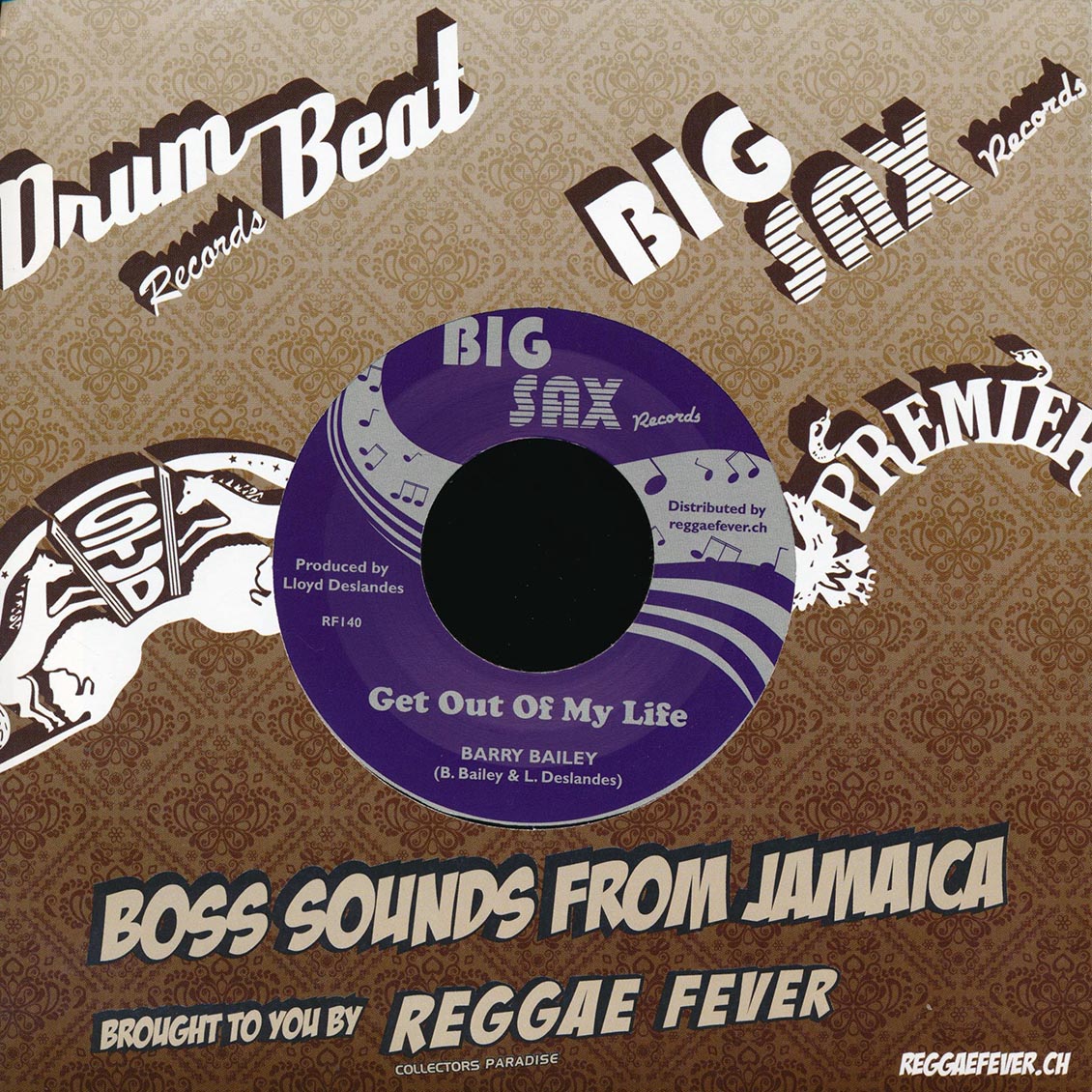Barry Bailey - Get Out Of My Life / Barry Bailey - Get Out Of My Life Version product cover