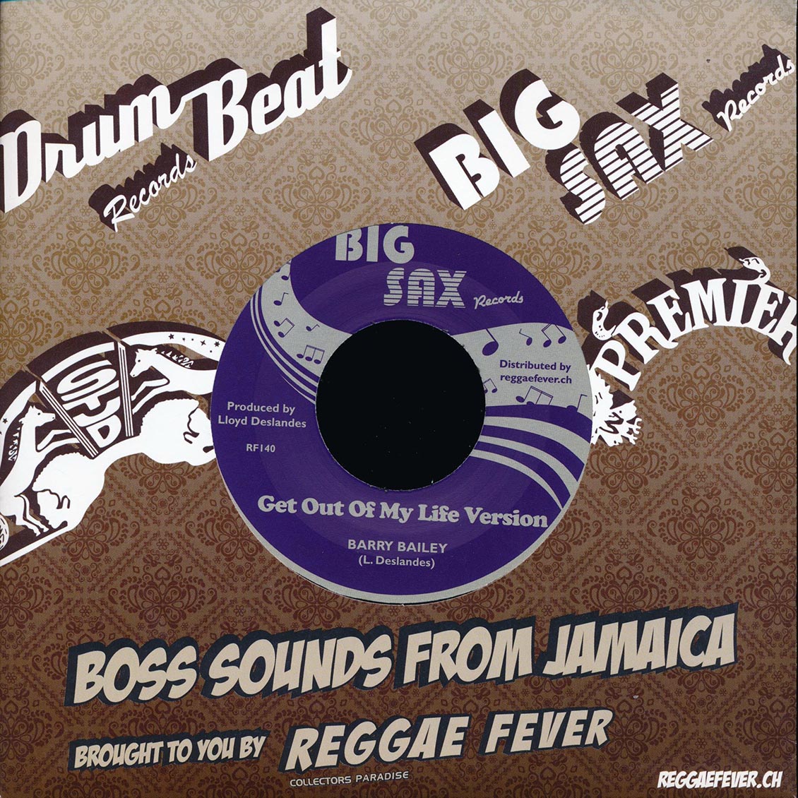 Barry Bailey - Get Out Of My Life / Barry Bailey - Get Out Of My Life Version product image 2