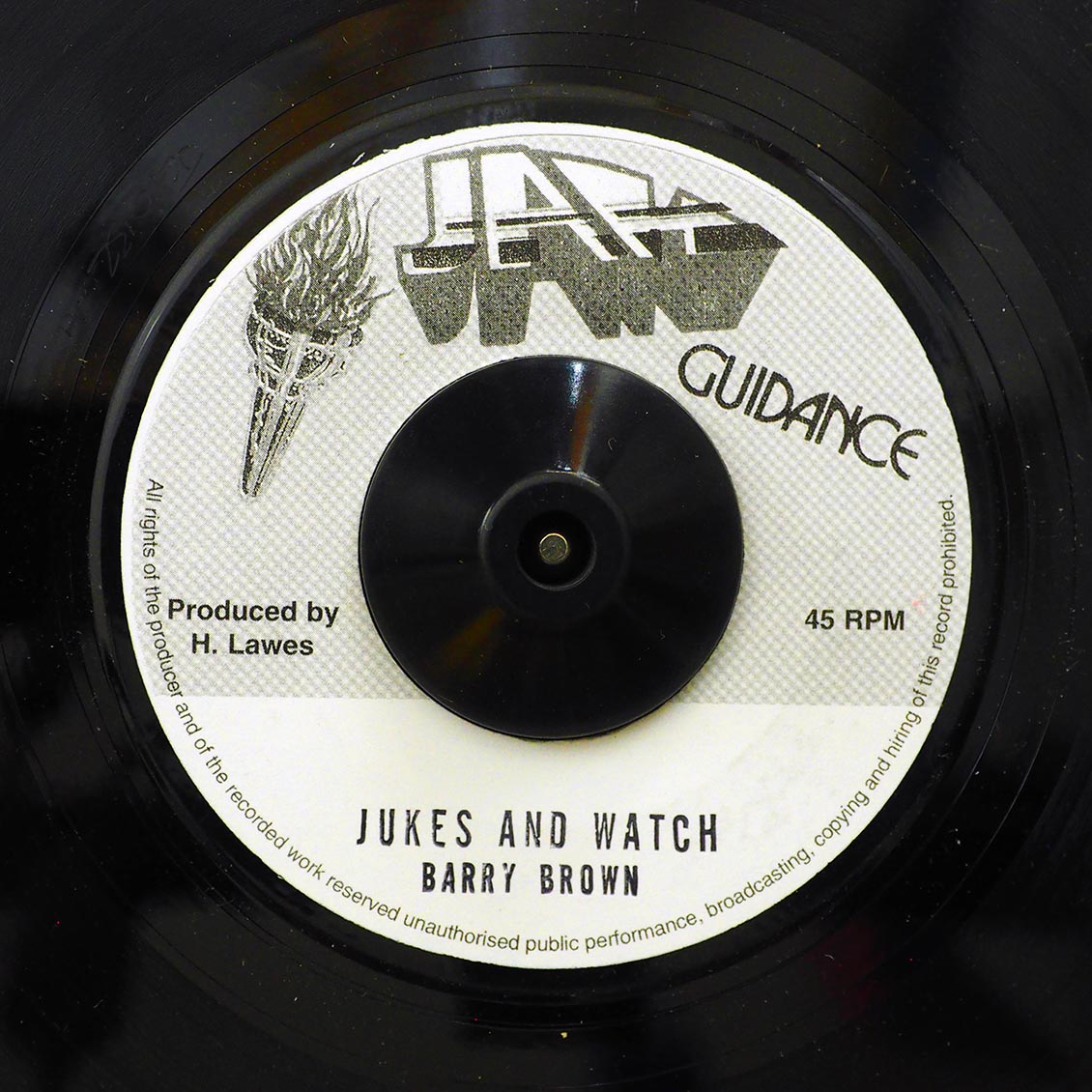 Barry Brown - Jukes And Watch / Roots Radics - Version (rhythm: "Billy Jean AKA Chim Cherie") product cover