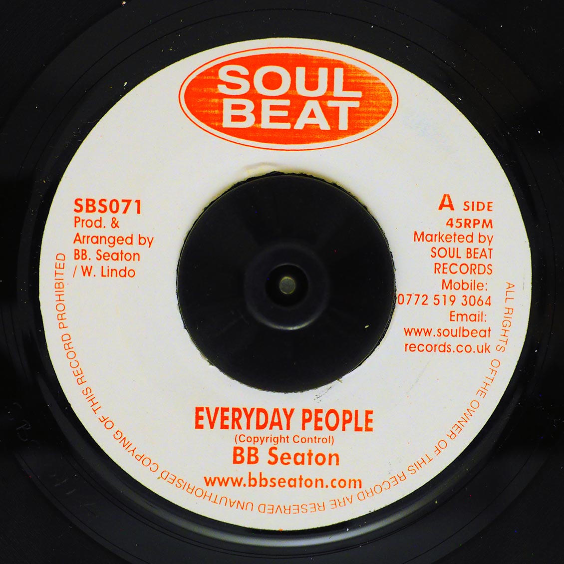 BB Seaton - Everyday People / BB Seaton - Private Lessons product cover