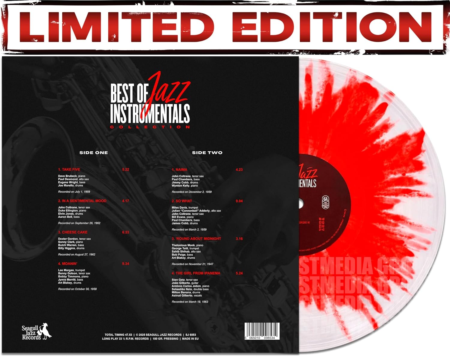 Best of Jazz Vinyl Instrumentals Collection - Dave Brubeck, Miles Davis, John Coltrane, Duke Ellington, Art Blakey, Stan…