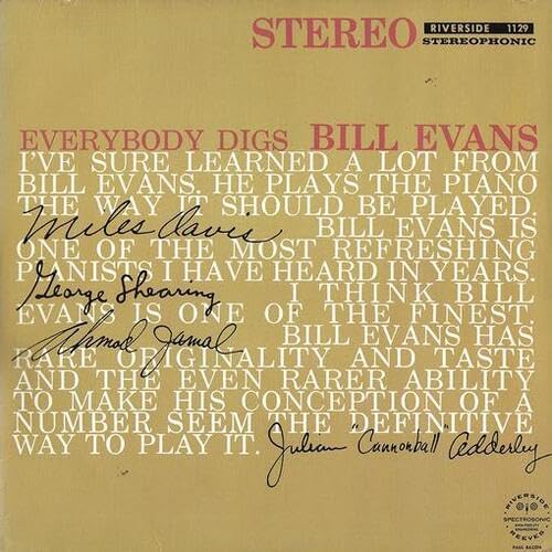 Bill Evans Trio Bill Evans Trio: Everybody Digs Bill Evans (Grey Marble) (Vinyl Record) product cover
