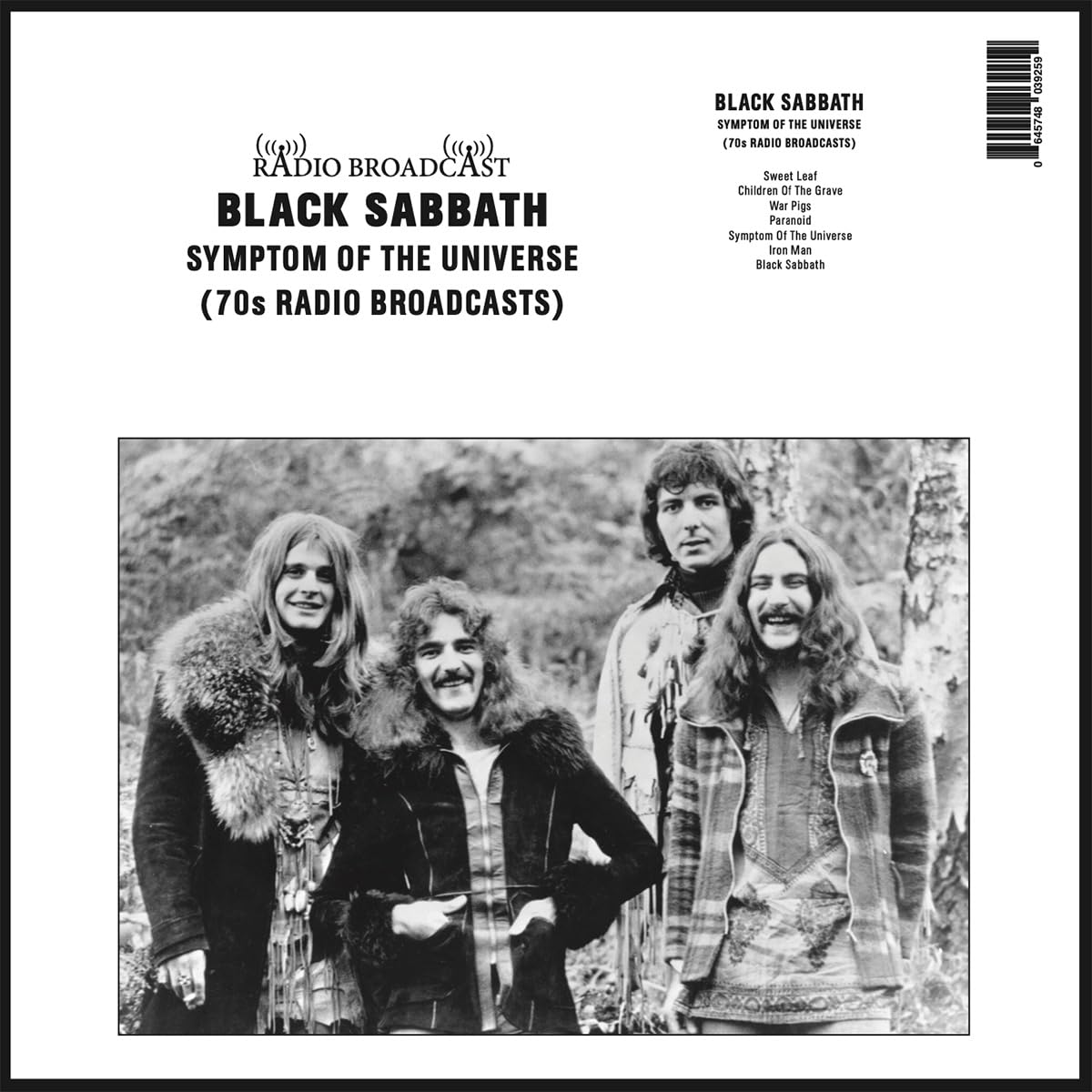 Black Sabbath - Symptom Of The Universe: 70s Radio Broadcasts - Vinyl LP (Vinyl Record) product cover