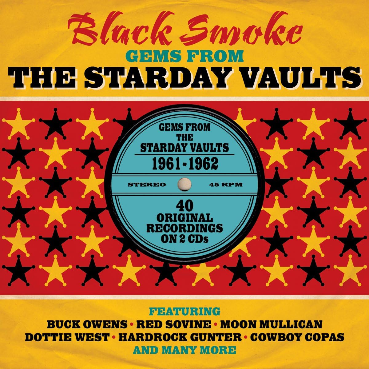 BLACK SMOKE: GEMS FROM STARDAY VAULTS 1961-1962 / VAR vinly product cover