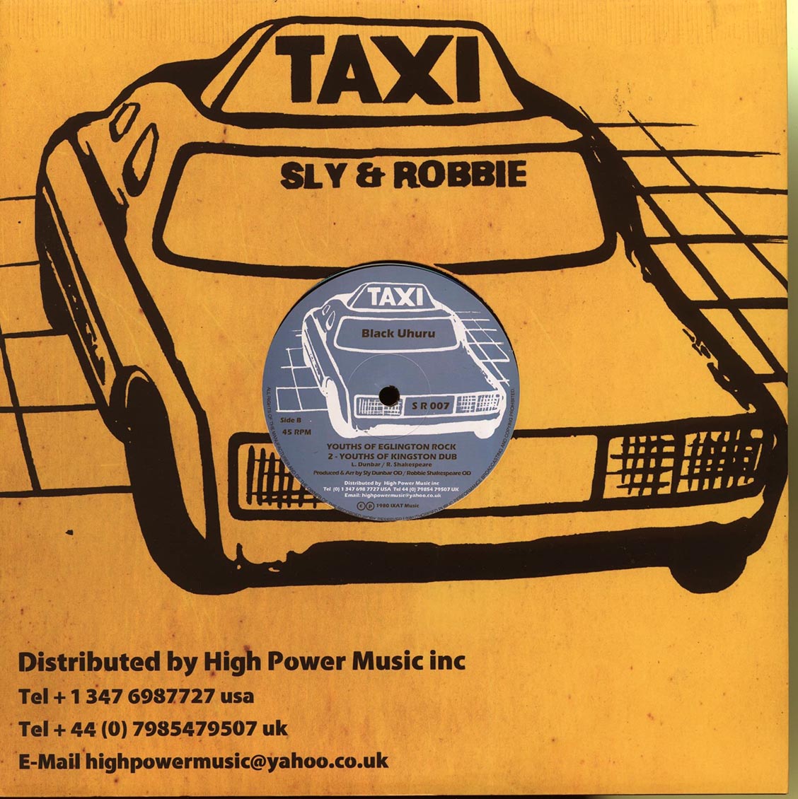 Black Uhuru - Youths Of Eglington (Extended Mix) / Sly & Robbie - Youths Of Eglington Rock; Sly & Robbie - Youths Of…