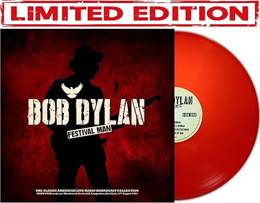 Bob Dylan Festival Man: Saugerties, New York - August 14th, 1994 (180 Gram Red Colored Vinyl) [Import] Records & LPs product…