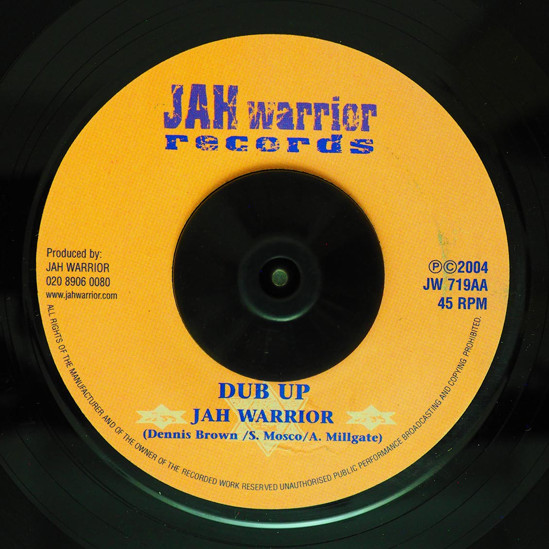 Bobby B Lue - Open Up / Jah Warrior - Dub Up product image 2