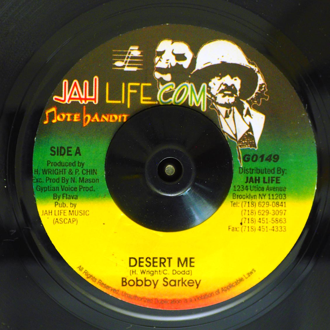 Bobby Sarkey - Desert Me / Version (rhythm: "General/Love Is Not A Gamble") product cover