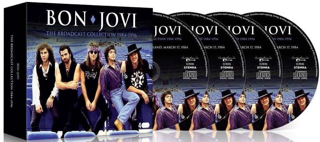 Bon Jovi - Broadcast Collection 1984-96 (4CD) product cover