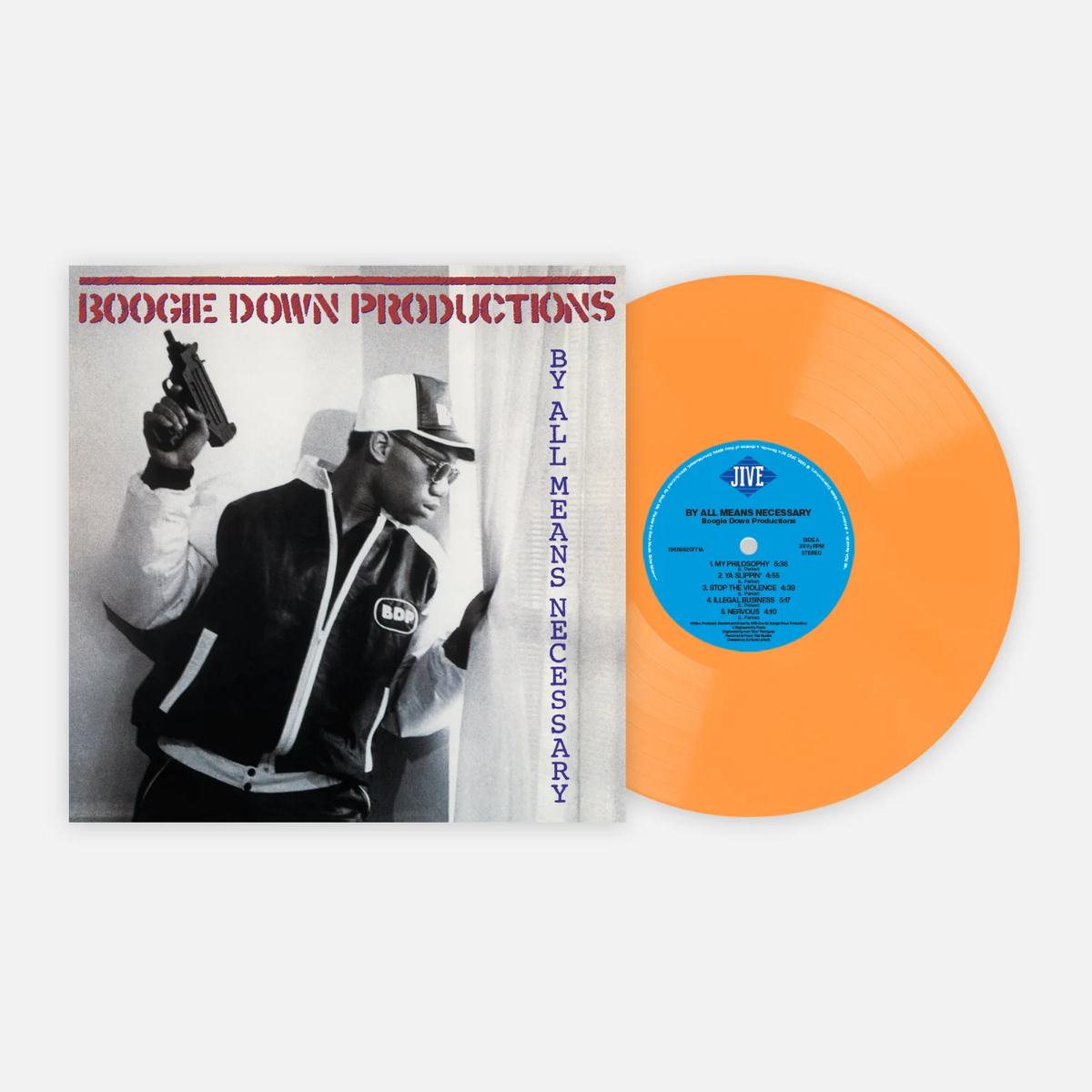 Boogie Down Productions By All Means Necessary (Limited Edition, Orange Colored Vinyl)