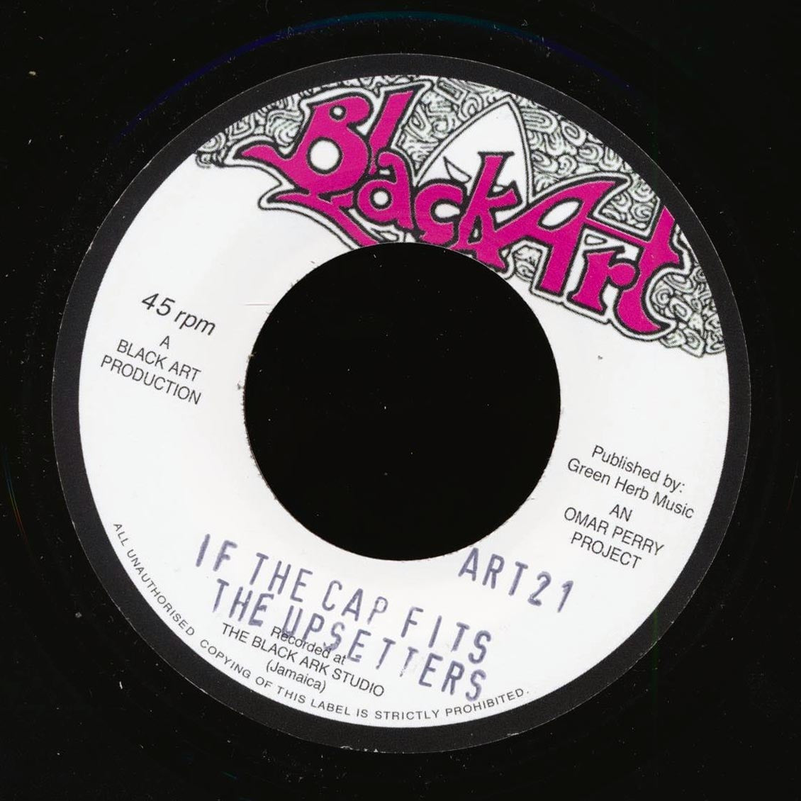 Brent Dowe - Down Here In Babylon / The Upsetters - If The Cap Fits (UK press) product image 2