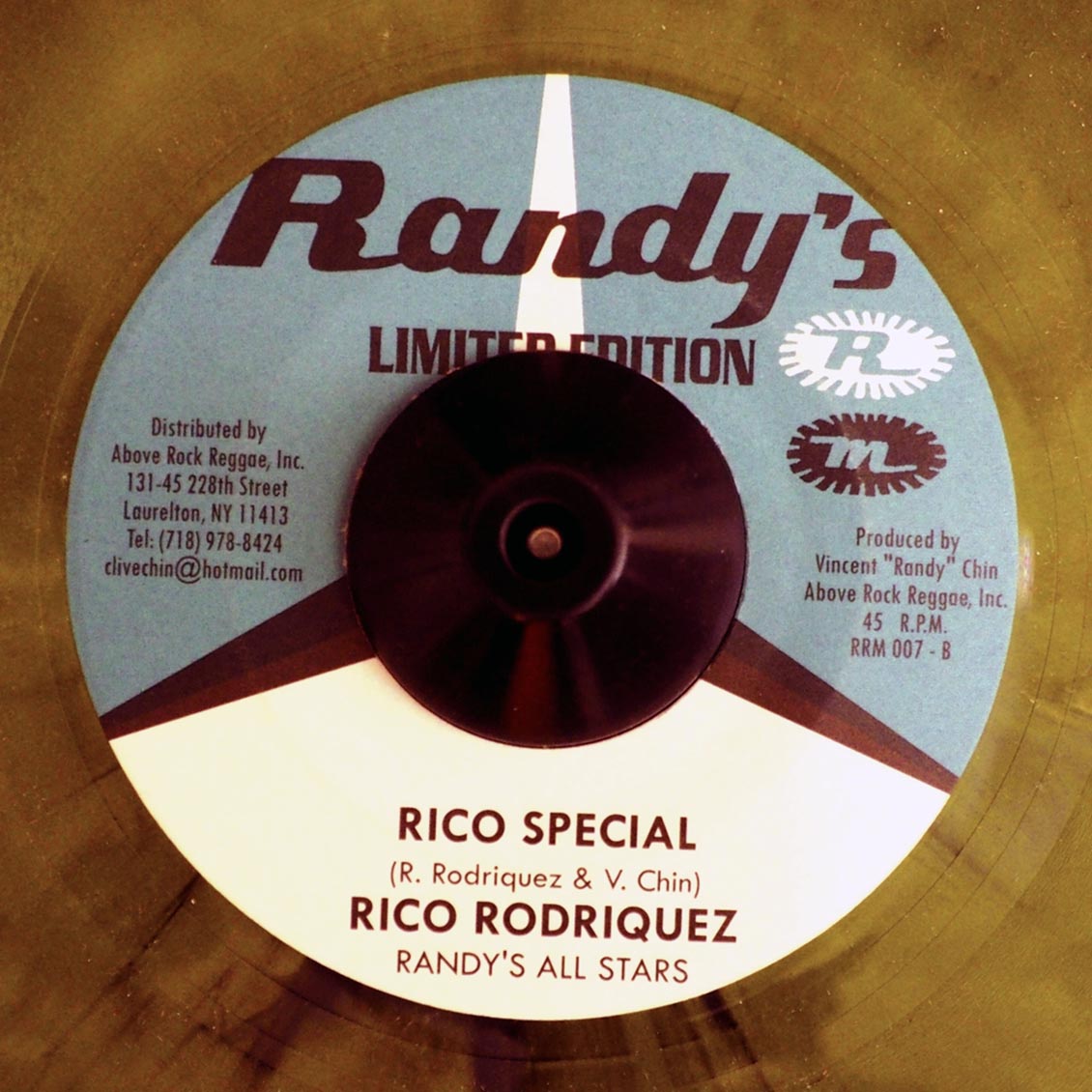 Bunny & Skitter - A Little Mashin / Rico Rodriguez - Rico Special (colored vinyl) product image 2