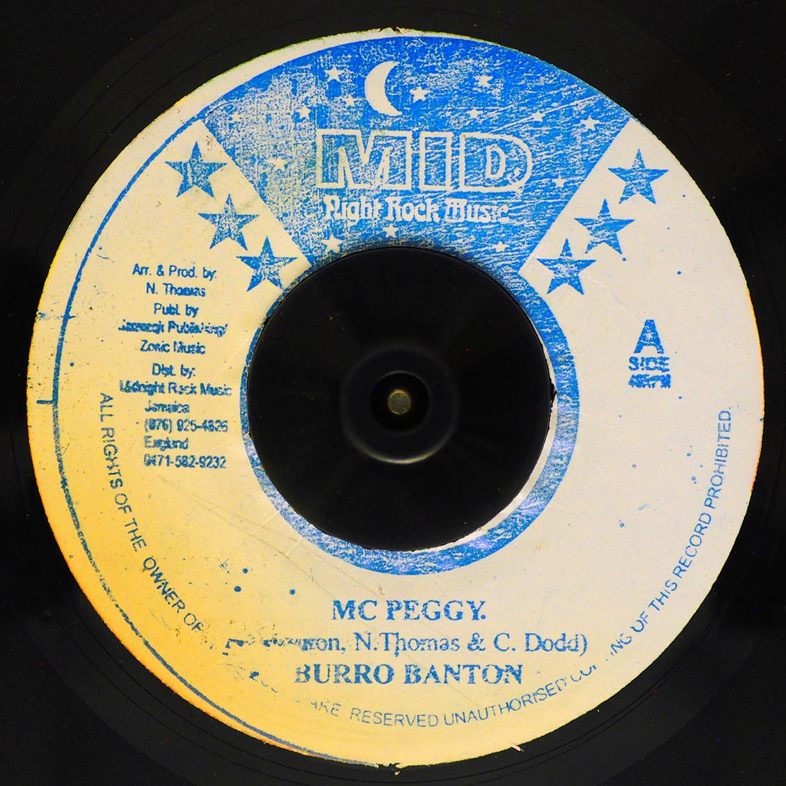 Burro Banton - MC Peggy / The Roots Radics - Version (rhythm: "Answer") product cover