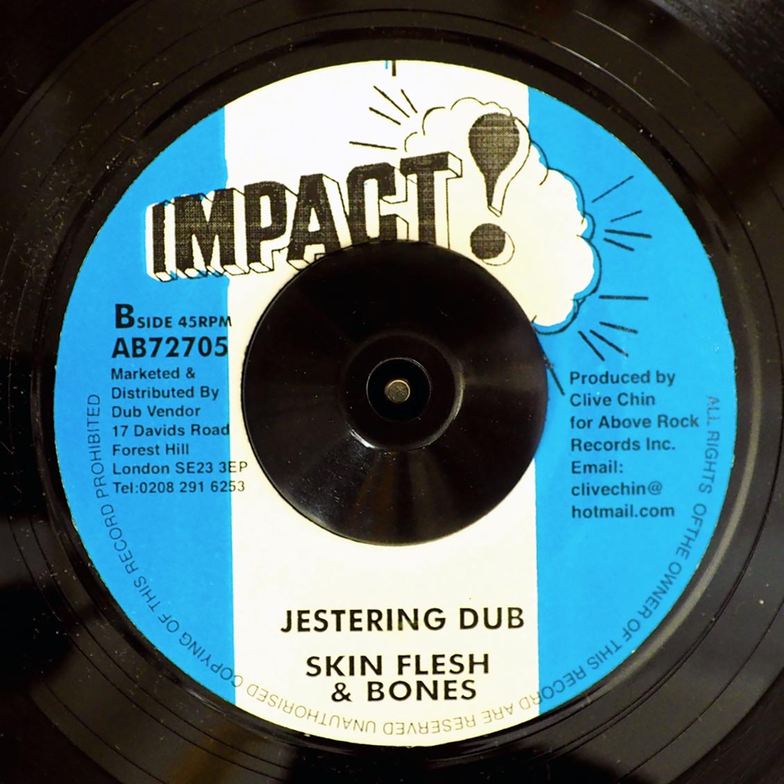 Carl Malcolm - No Jestering / Skin, Flesh & Bones - Jestering Dub (rhythm: "No Jestering") product image 2