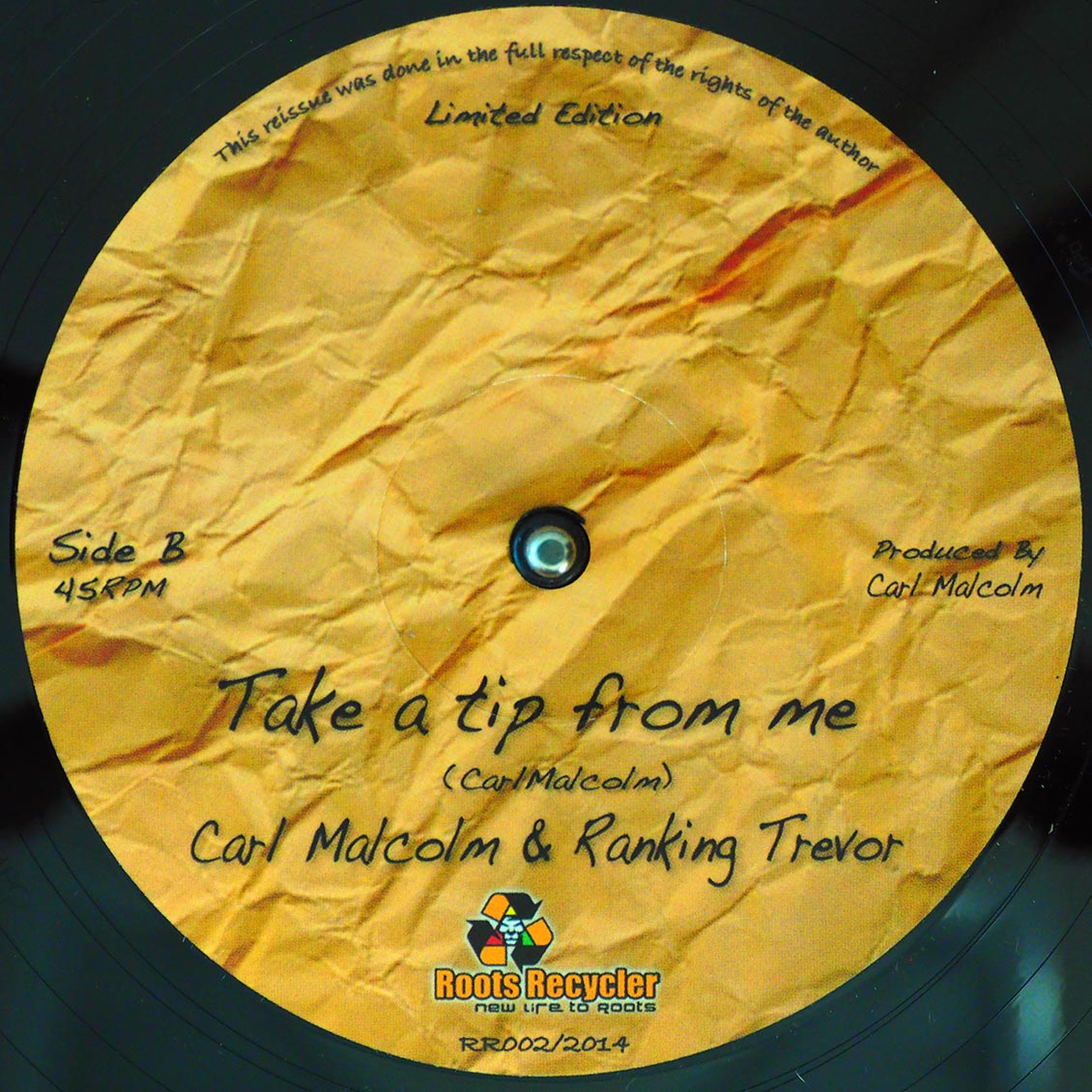 Carl Malcolm, Ranking Trevor - Repatriation (Extended Mix) / Carl Malcolm, Ranking Trevor - Take A Tip From Me (Extended…