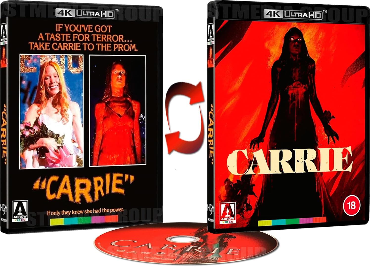 Carrie (Special Edition, Reversible cover) [4K Ultra HD] [Region Free] product cover