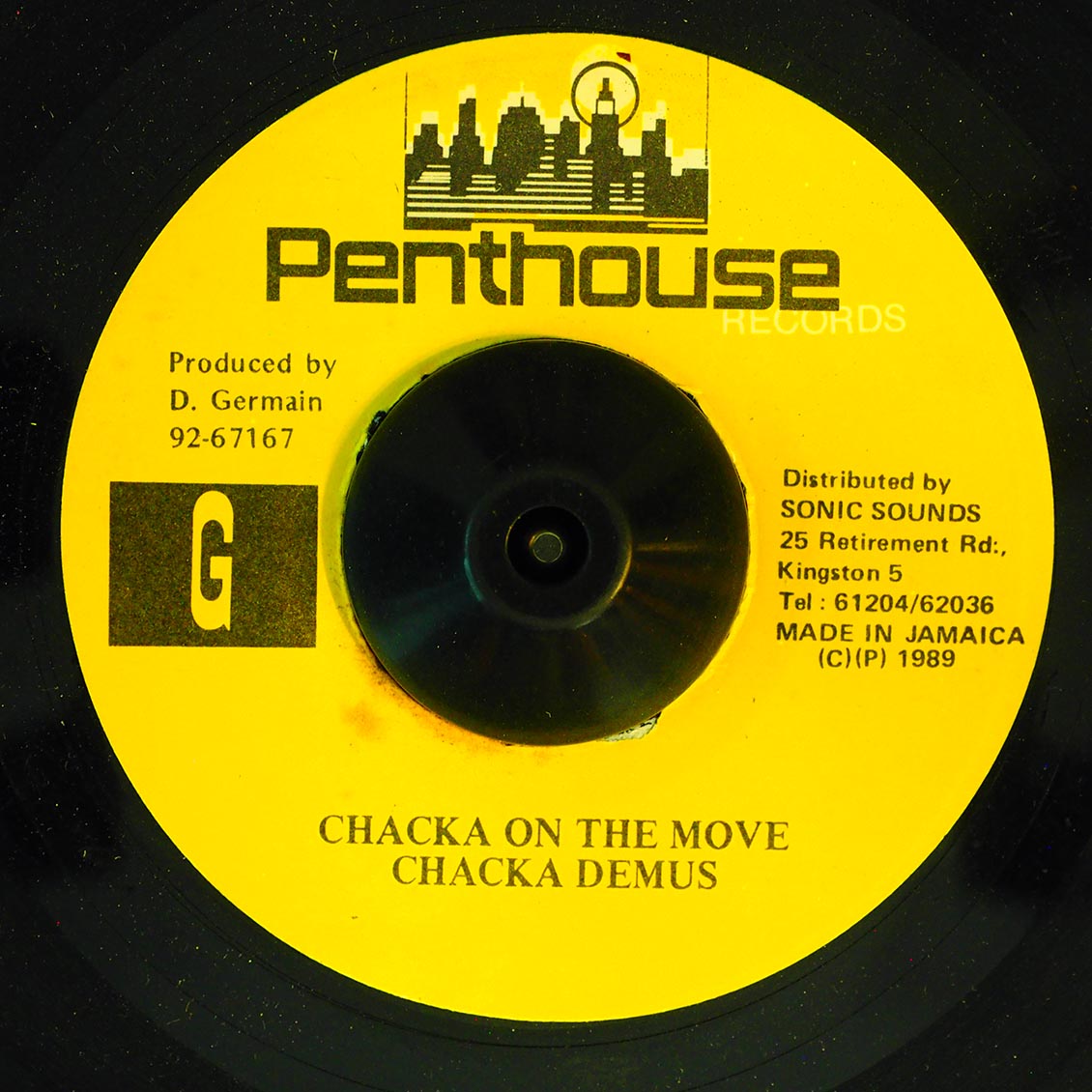 Chaka Demus - Chacka On The Move / Version (rhythm: "Pon Me Nozzle") product cover