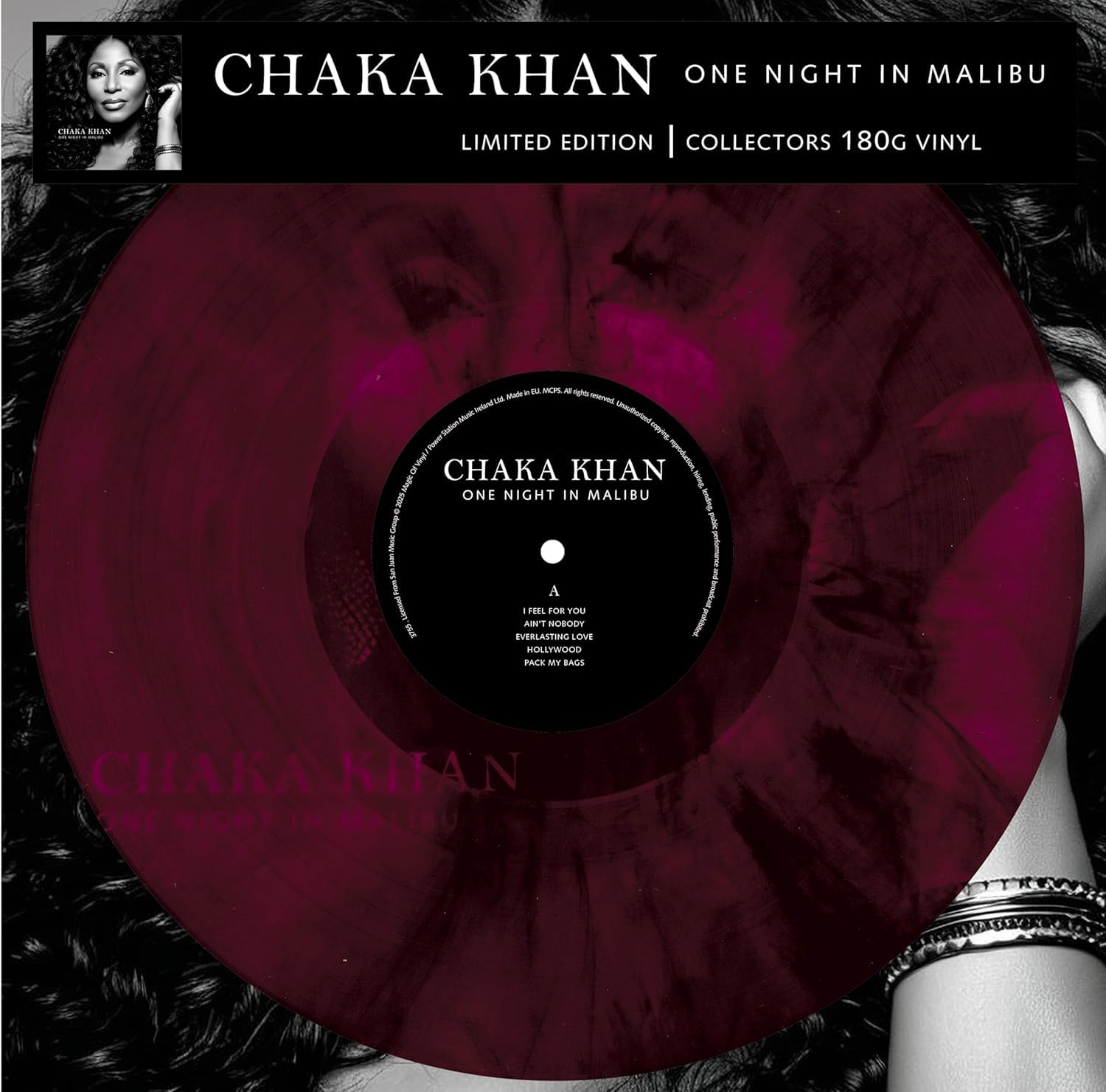 Chaka Khan One Night In Malibu - Limited Color Edition LP product cover