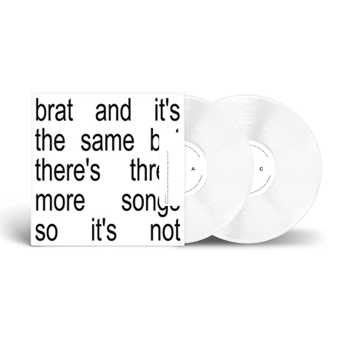 Charli XCX Brat And It's The Same But There's Three More Songs So It's Not (Colored Vinyl, White) (2 Lp)