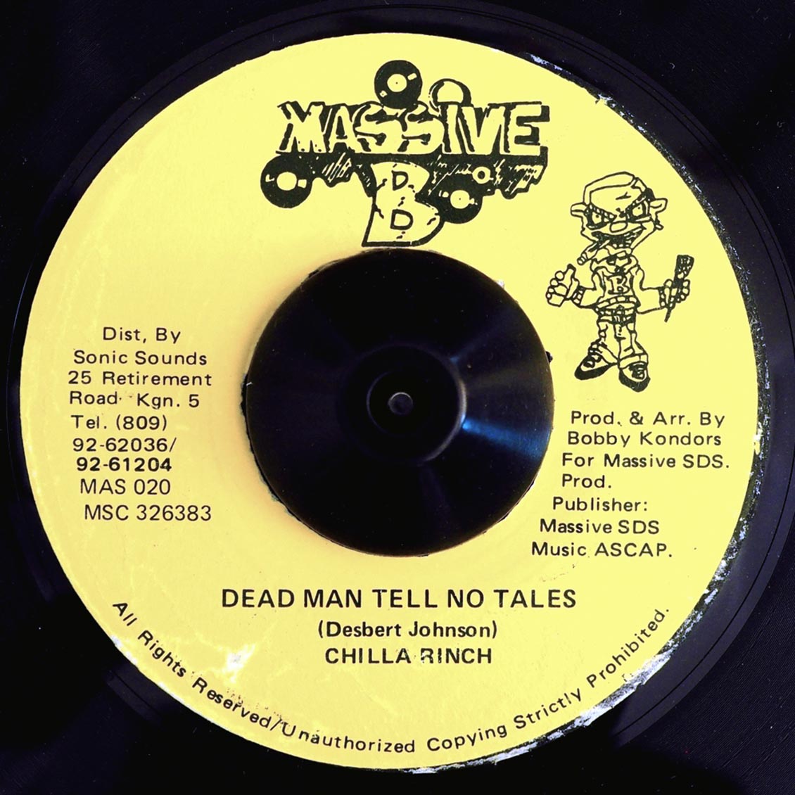 Chilla Wrench - Dead Man Tell No Tales / Version (rhythm: "Unmetered Taxi") (orig. press) product cover