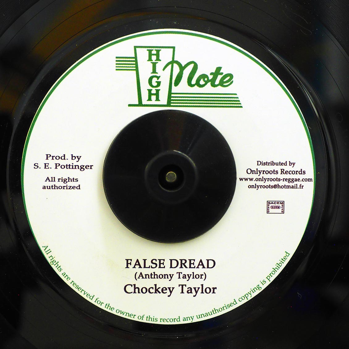 Chockey Taylor - False Dread / Solid Foundation Band - Rhythm (France press) product cover
