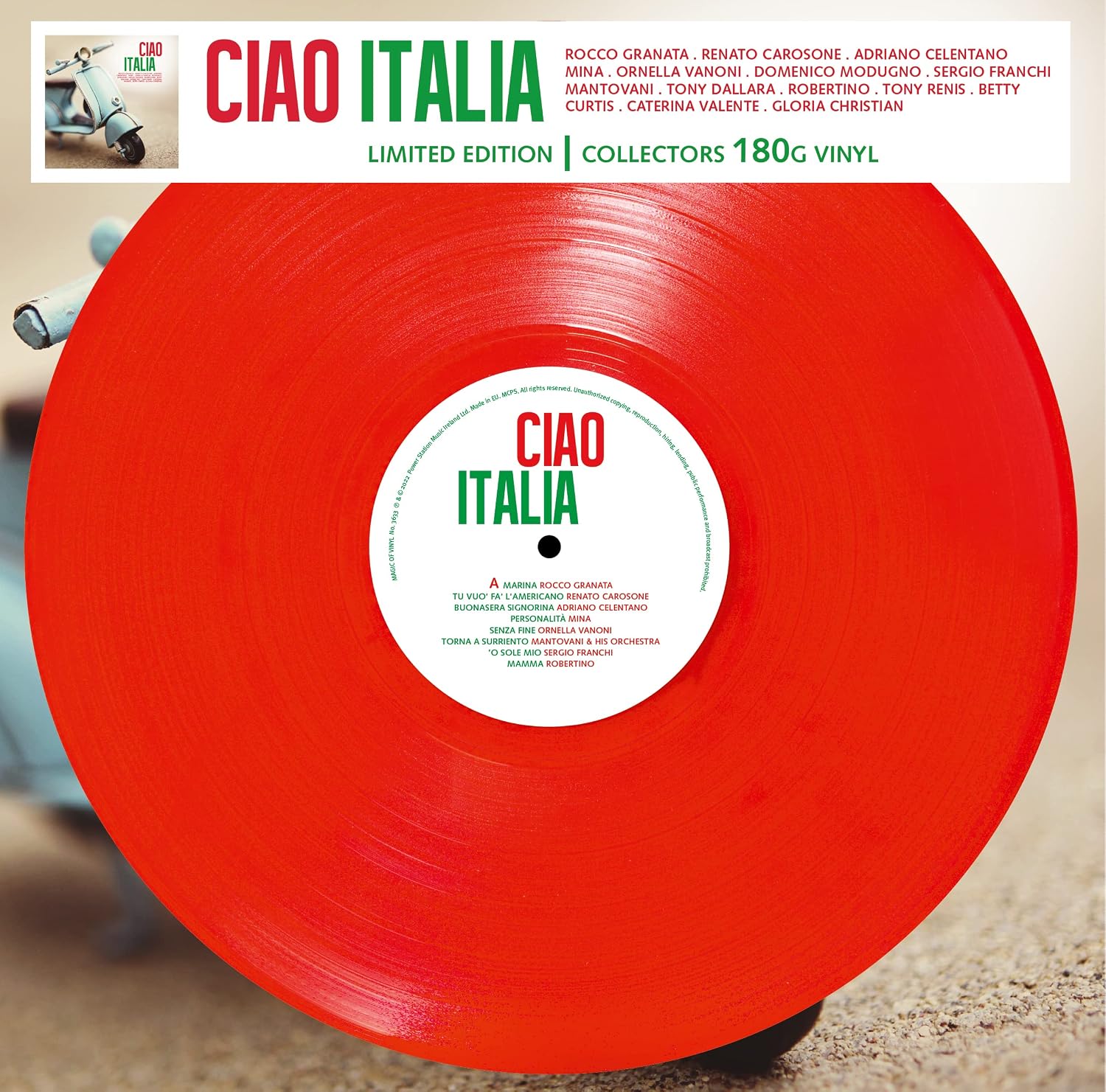 CIAO ITALIA (COLOURED VINYL) product cover