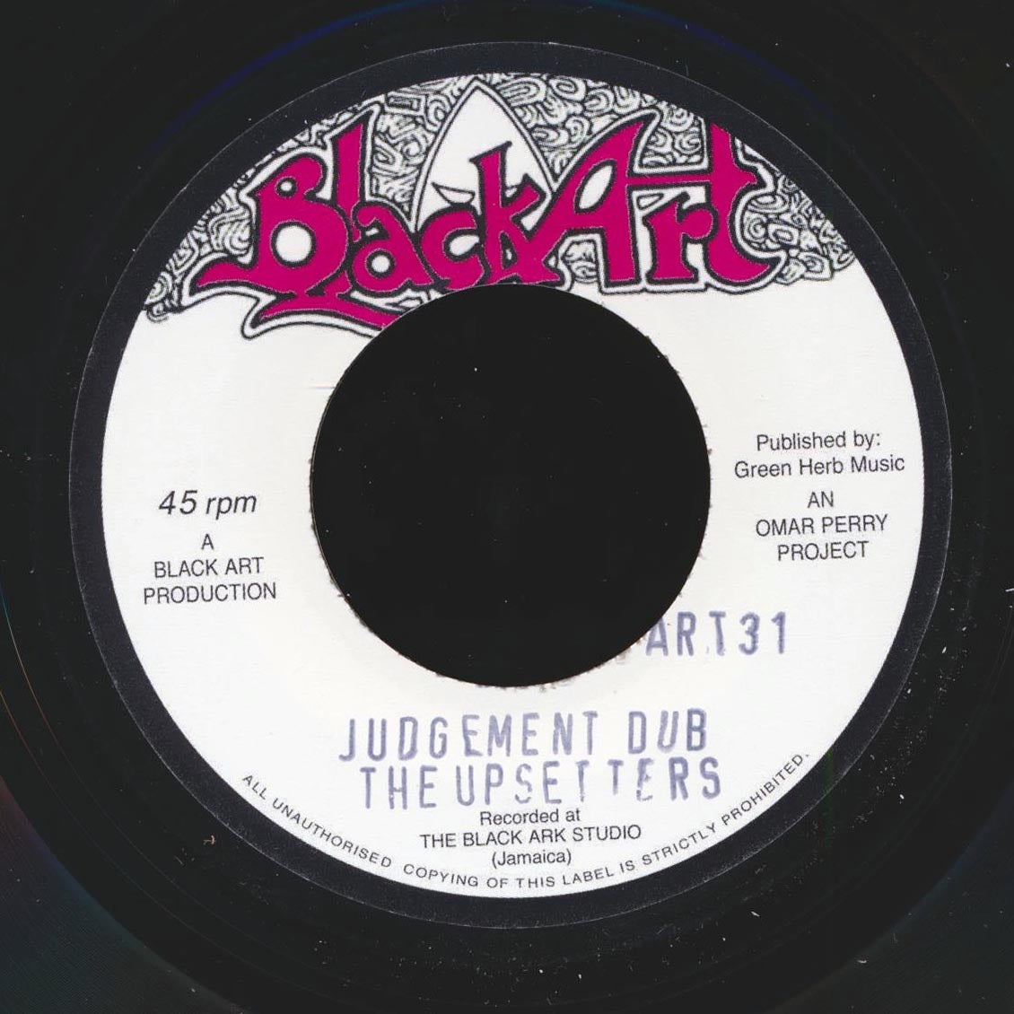 Clive Hylton - Judgement Day / The Upsetters - Wild Judged Dub product image 2